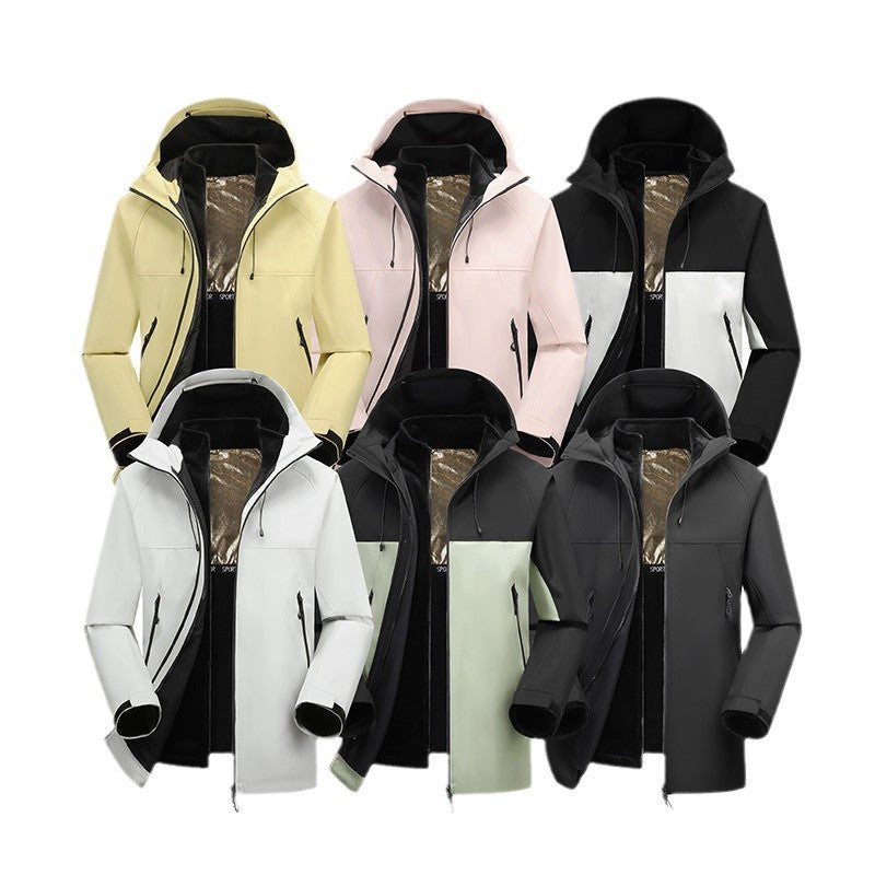 Herren Outdoor-Jacke mit winddichter und wasserabweisender Beschichtung Aliams