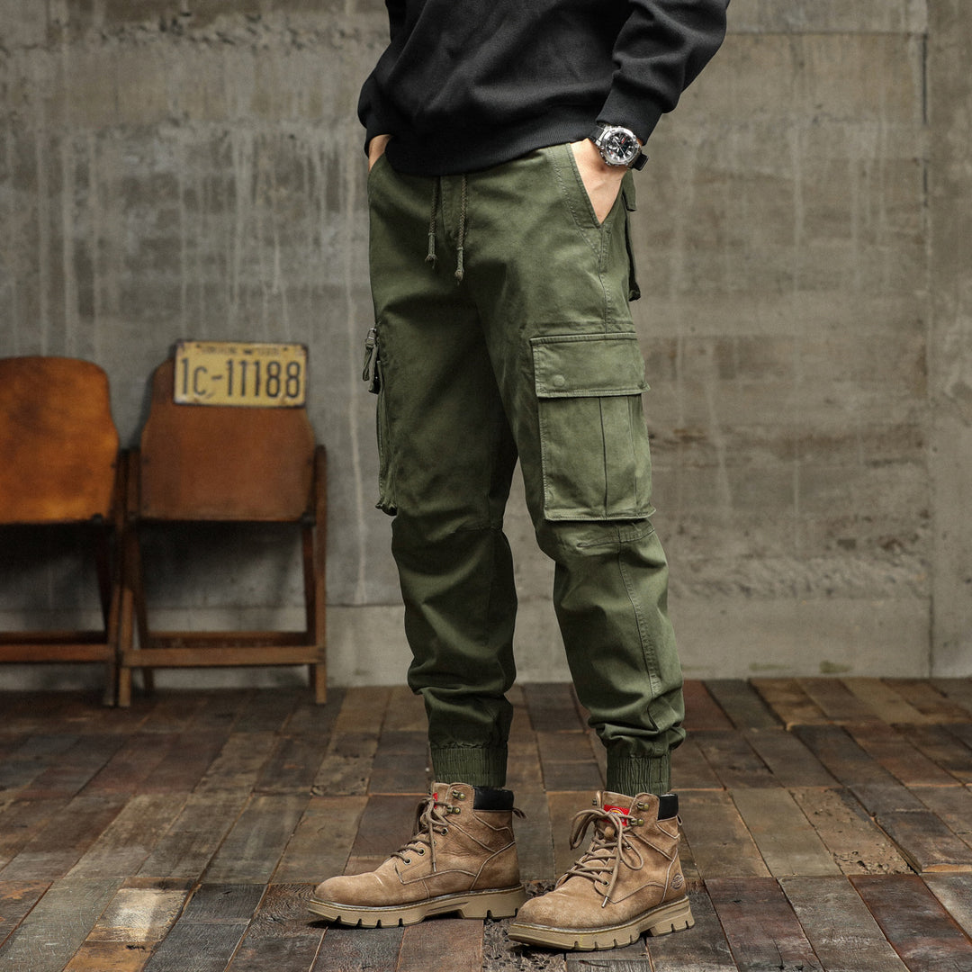 Herren Cargo-Hose mit multifunktionalen Taschen und robustem Baumwollmaterial Aliams