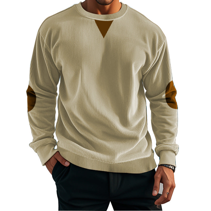 Herren komfortabler Fleece-Pullover mit Struktur Aliams
