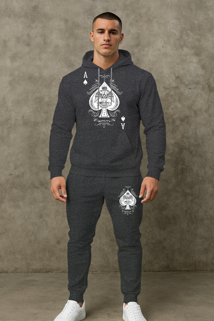 Herren Sportlicher Hoodie mit grafischem Design Aliams