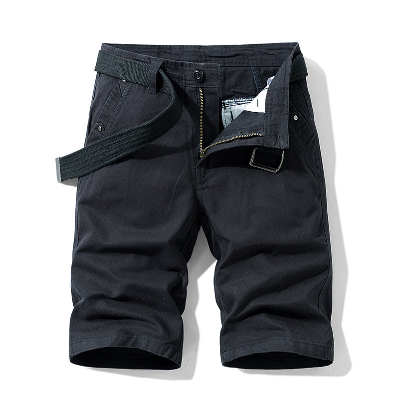 Herren Cargo-Shorts mit vielseitigen Taschen und elastischem Bund Aliams