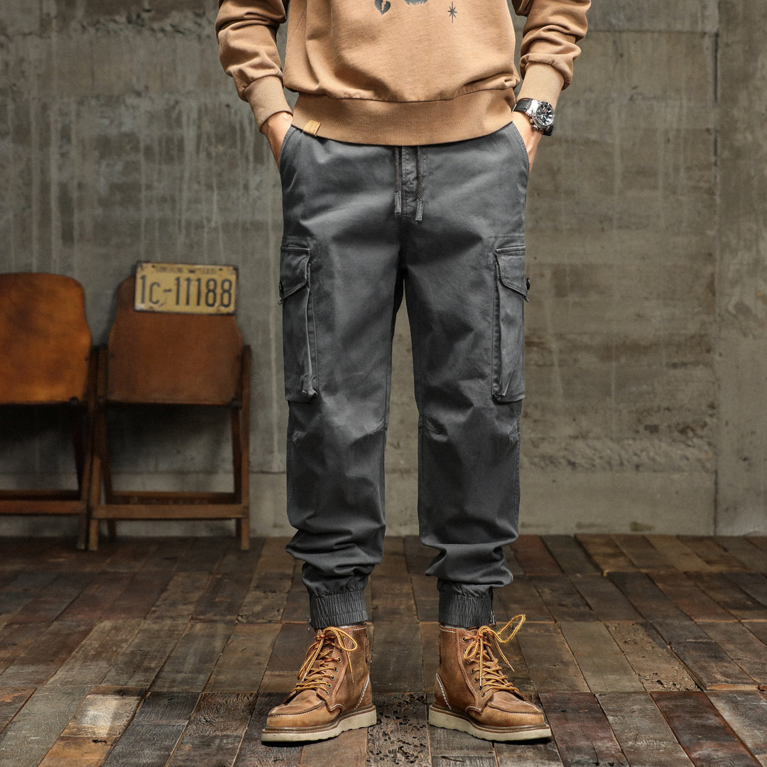 Herren Cargo-Hose mit atmungsaktiven Eigenschaften und multifunktionalen Taschen Aliams