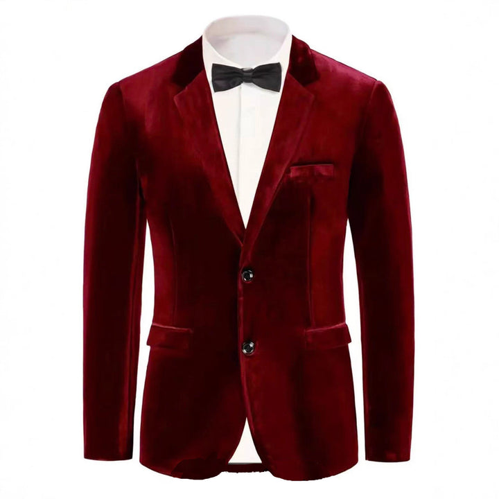 Herren edler Samt Blazer mit Finesse Aliams