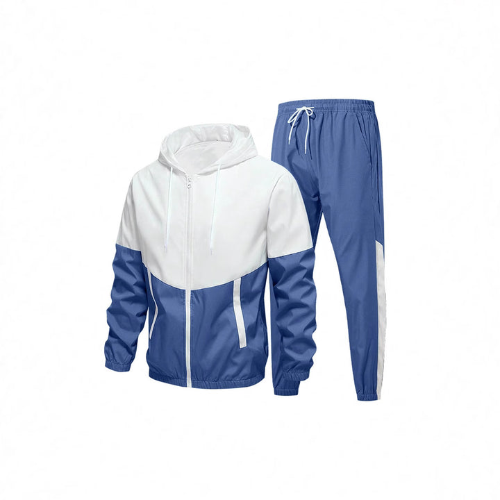 Herren Sportanzug mit atmungsaktiver Jacke und elastischen Jogginghosen Aliams
