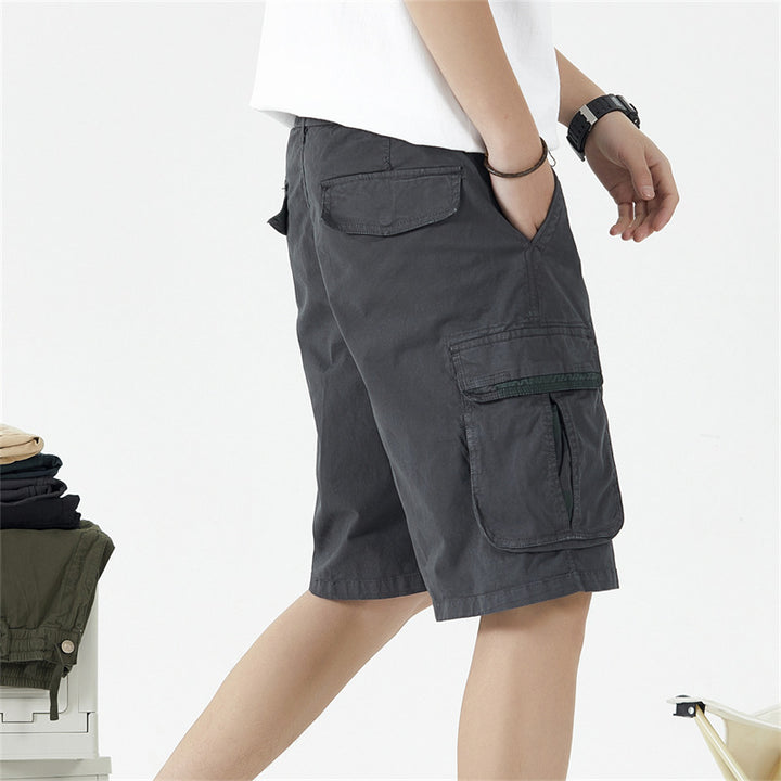 Herren funktionale Cargo-Shorts mit zahlreichen Taschen Aliams