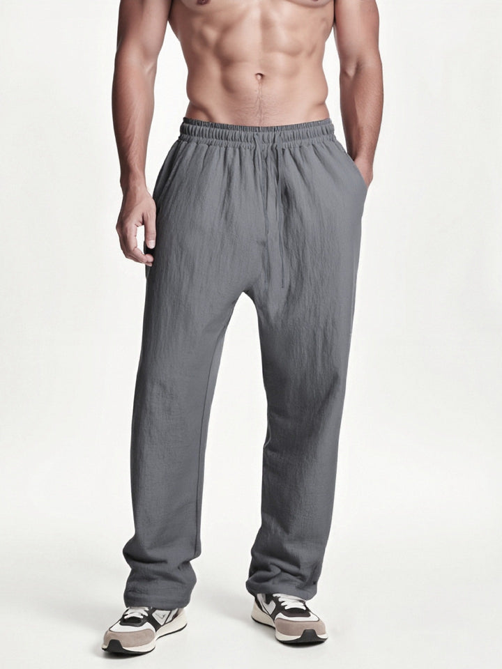 Herren elastische Freizeithose mit komfortablem Bund Aliams