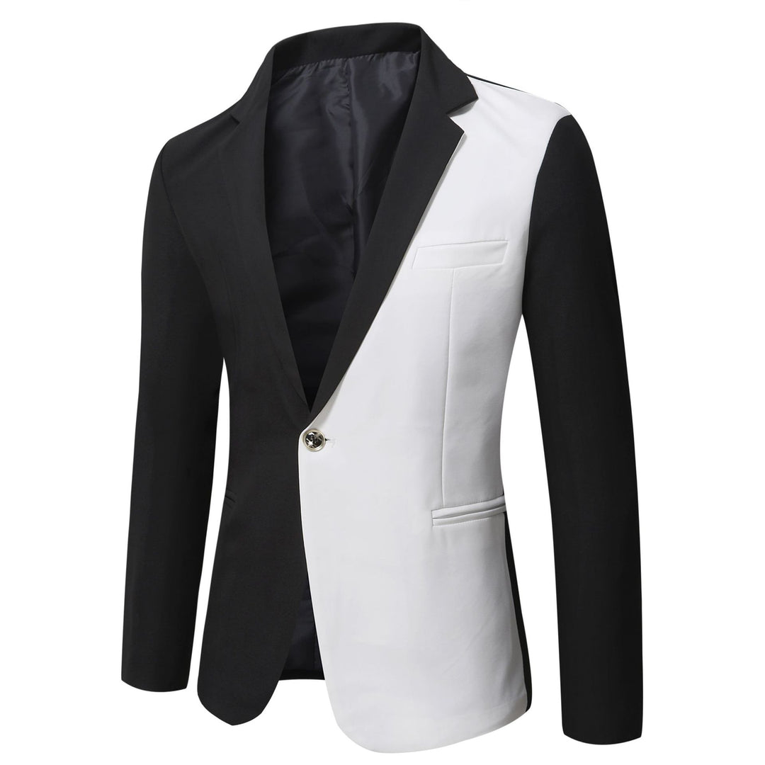 Herren eleganter zweifarbiger Blazer mit modernem Schnitt Aliams