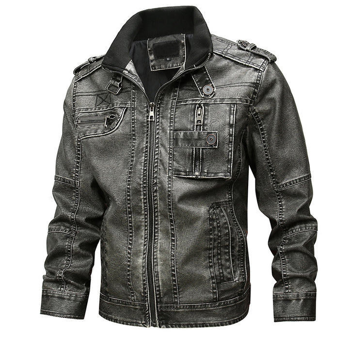 Herren stylische Jacke mit vielen Taschen und trendigem Design Aliams