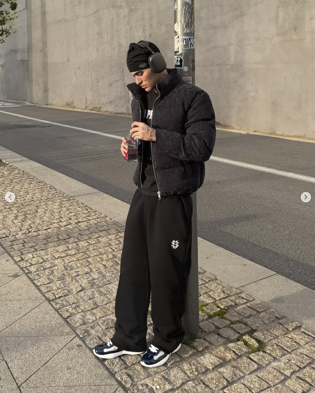 Herren sportliche Outdoor-Jacke mit hohem Kragen Aliams