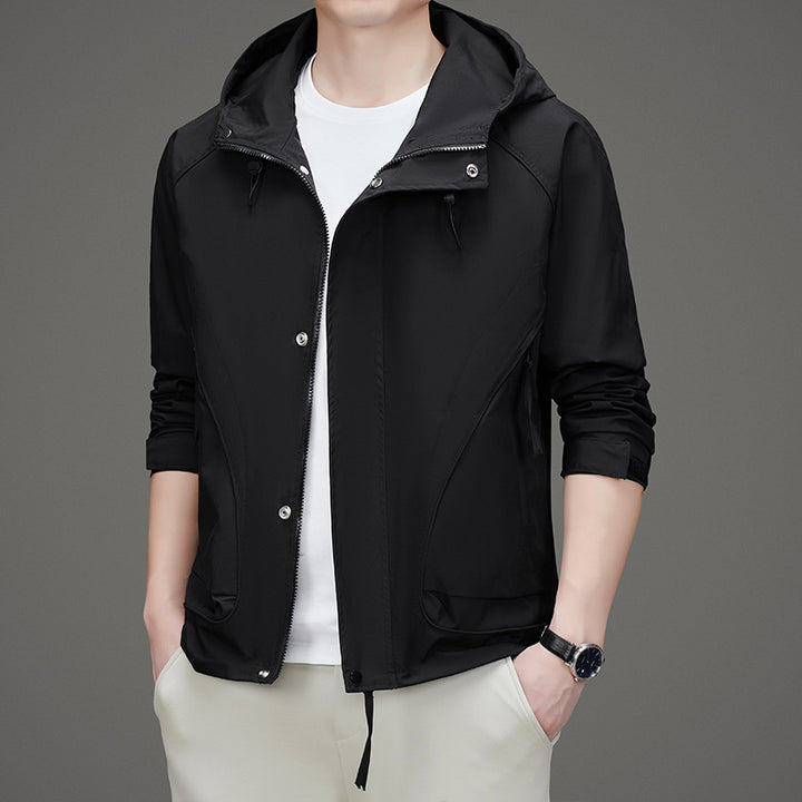 Herren Sportliche Übergangsjacke mit praktischem Kapuzendesign Aliams