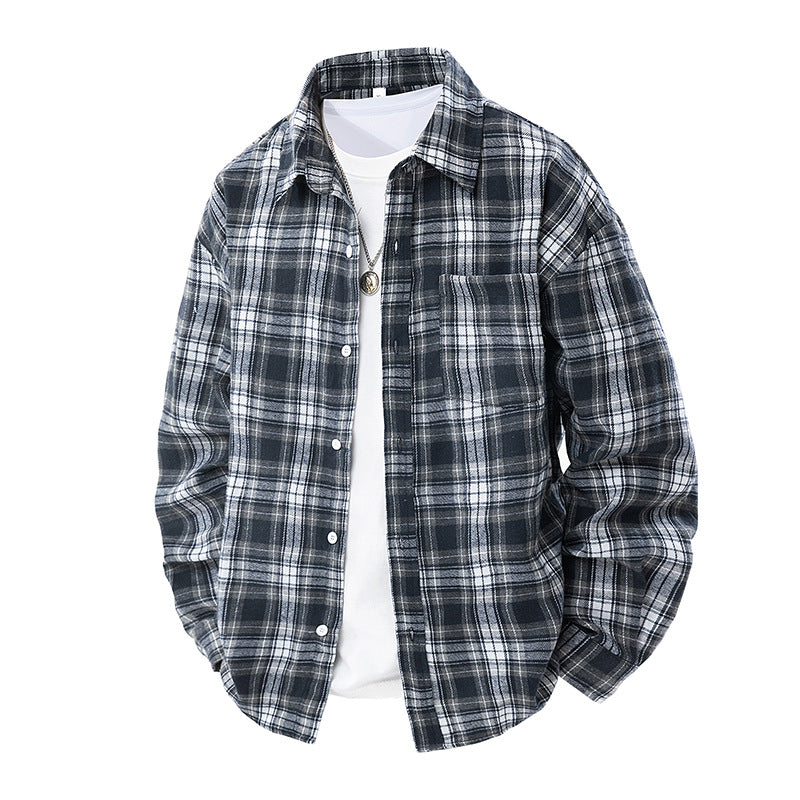 Herren kariertes Freizeithemd Aliams