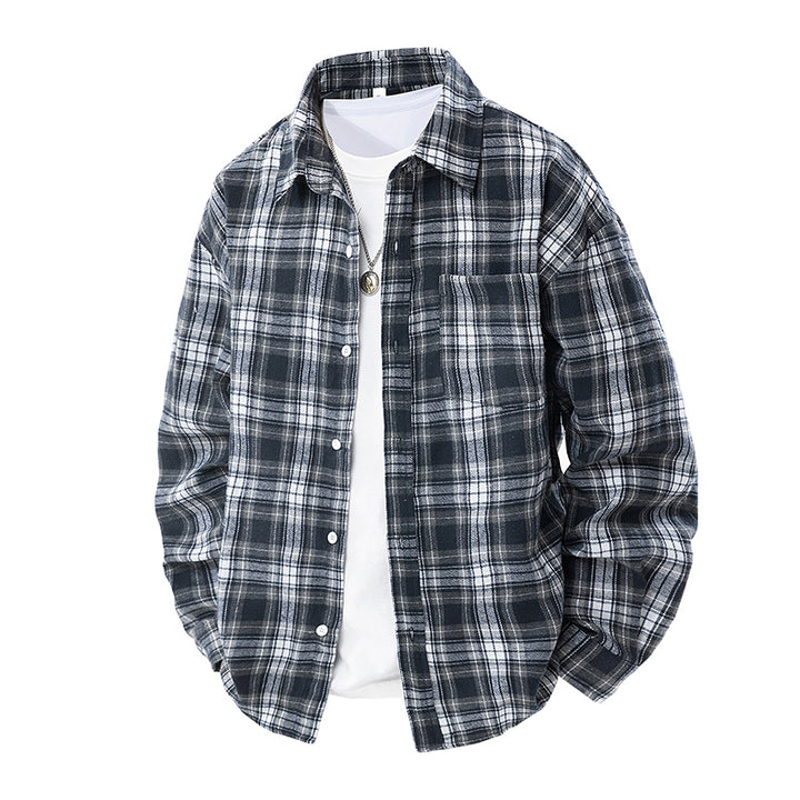 Herren kariertes Freizeithemd Aliams