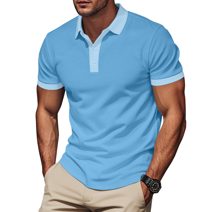 Herren Sportliches Poloshirt mit feuchtigkeitsableitenden Eigenschaften und strukturiertem Design Aliams