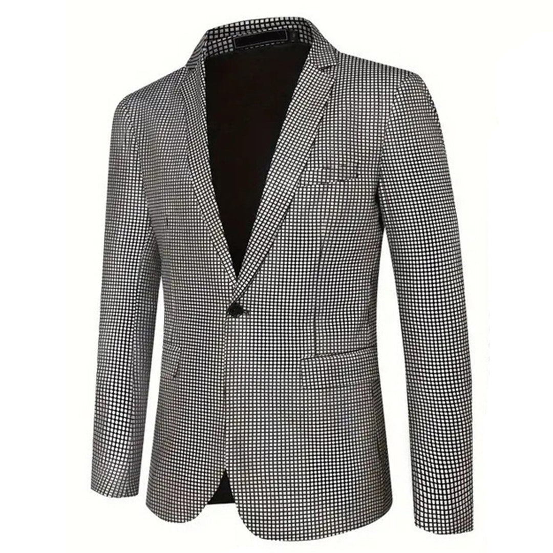 Herren glamouröser Paillettenblazer im eleganten Design Aliams