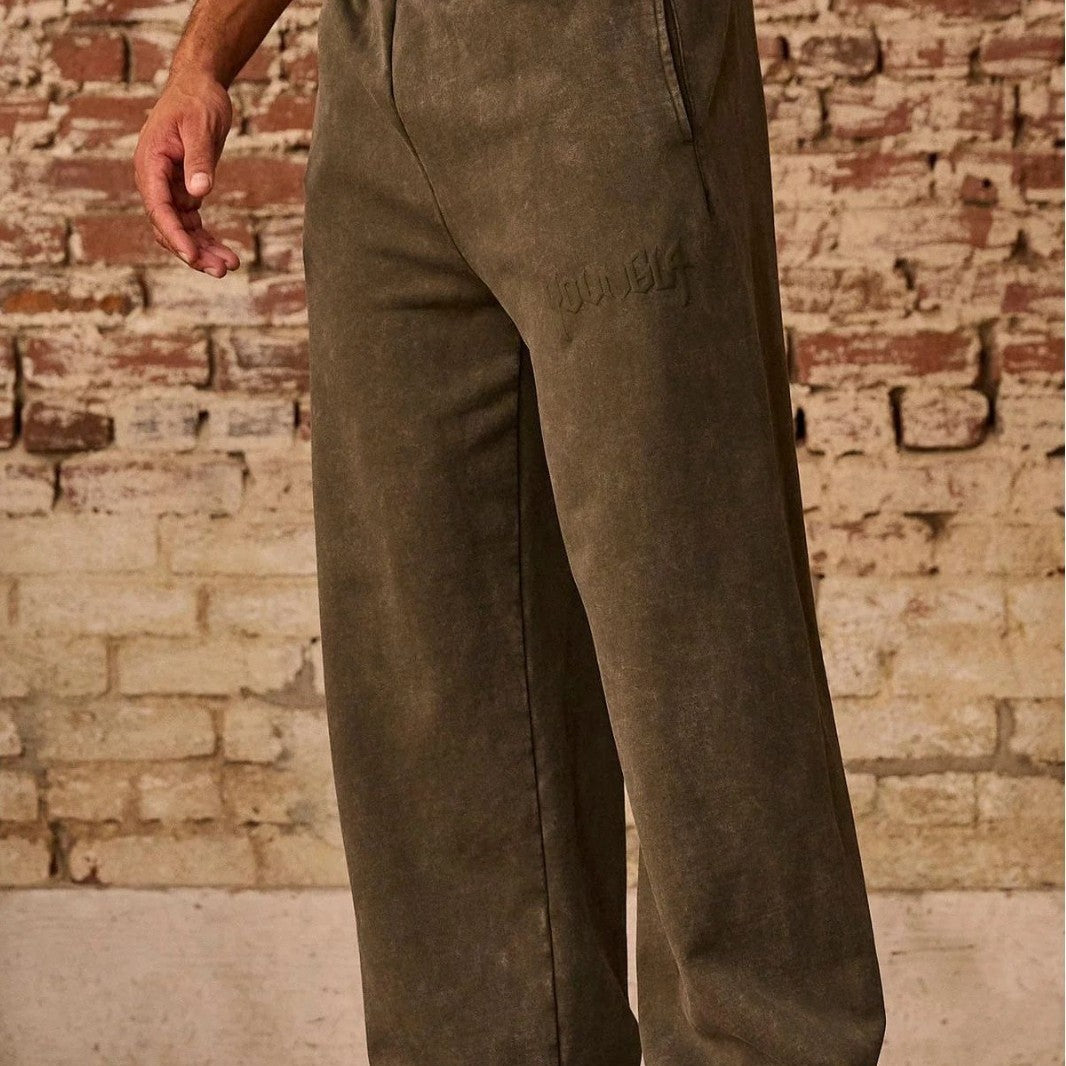 Herren bequeme Freizeithose mit seitlichen Eingrifftaschen und elastischem Bund Aliams