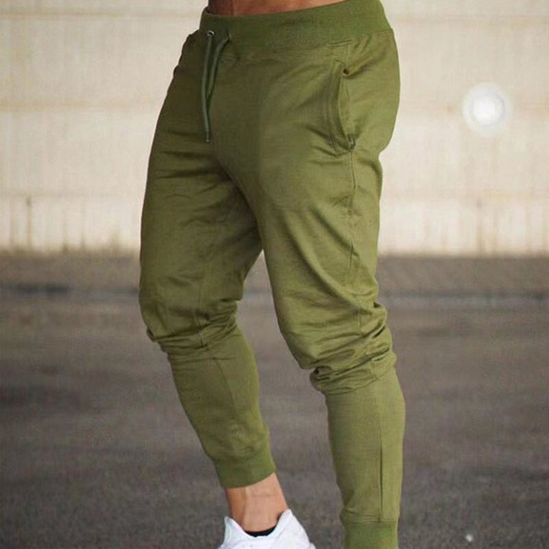 Herren bequeme Sport-Jogginghose mit hohem Bund und Taschen Aliams