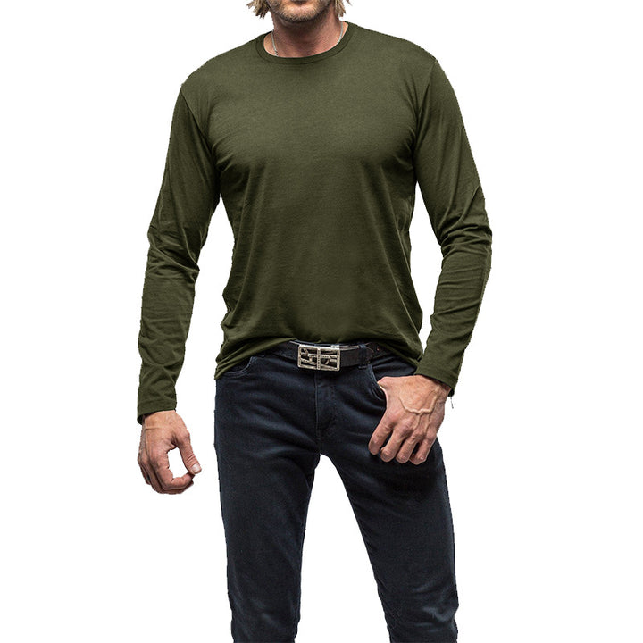 Herren Funktionslangarmshirt mit atmungsaktiver Technologie Aliams