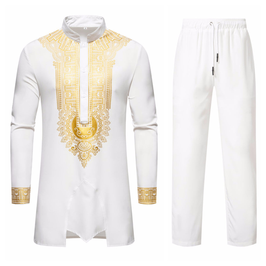 Herren elegantes Anzugset mit einzigartigem Muster Aliams