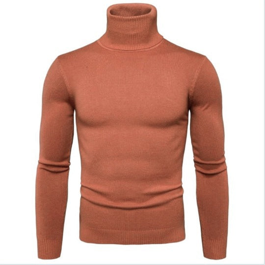 Herren eleganter Rollkragenpullover aus feiner Merinowolle Aliams