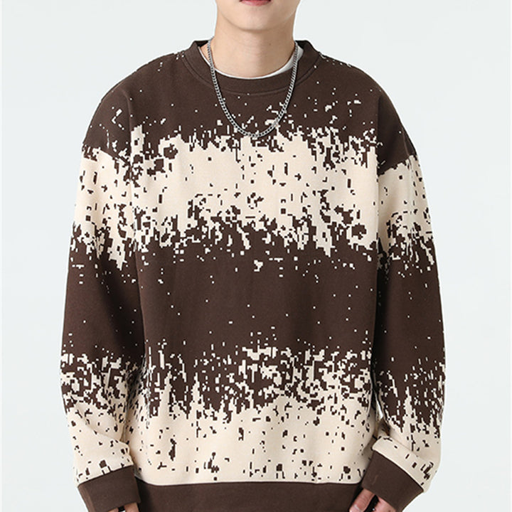 Herren Sweatshirt mit modernem Digitaldruck Aliams