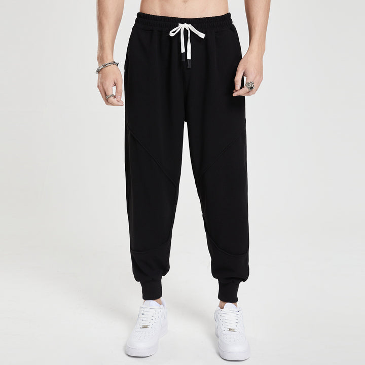 Herren sportliche Sweatpants mit gestepptem Design Aliams