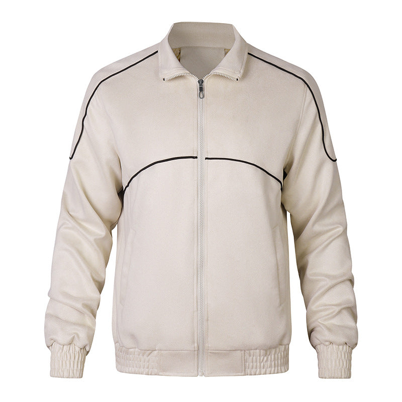 Herren stilvolle Übergangsjacke mit elastischen Bündchen Aliams