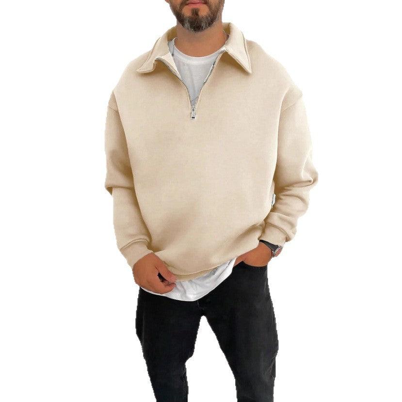 Herren Sweatshirt mit Stehkragen Aliams