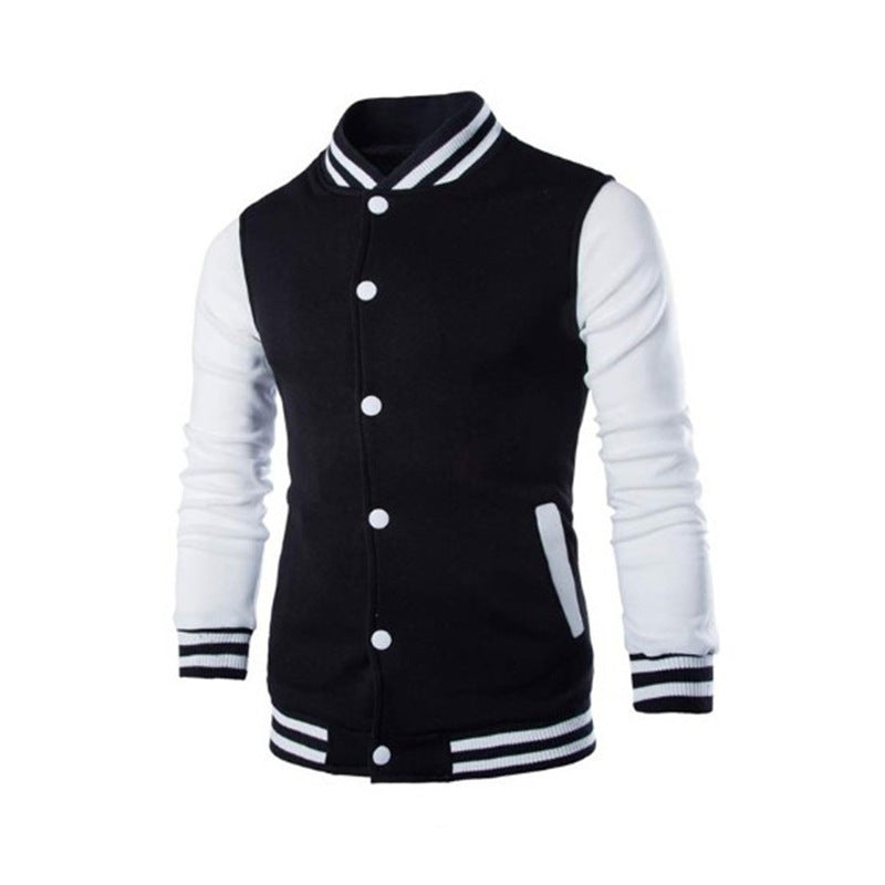 Herren varsity Jacke mit kontrastierenden Ärmeln und sportlichen Details Aliams