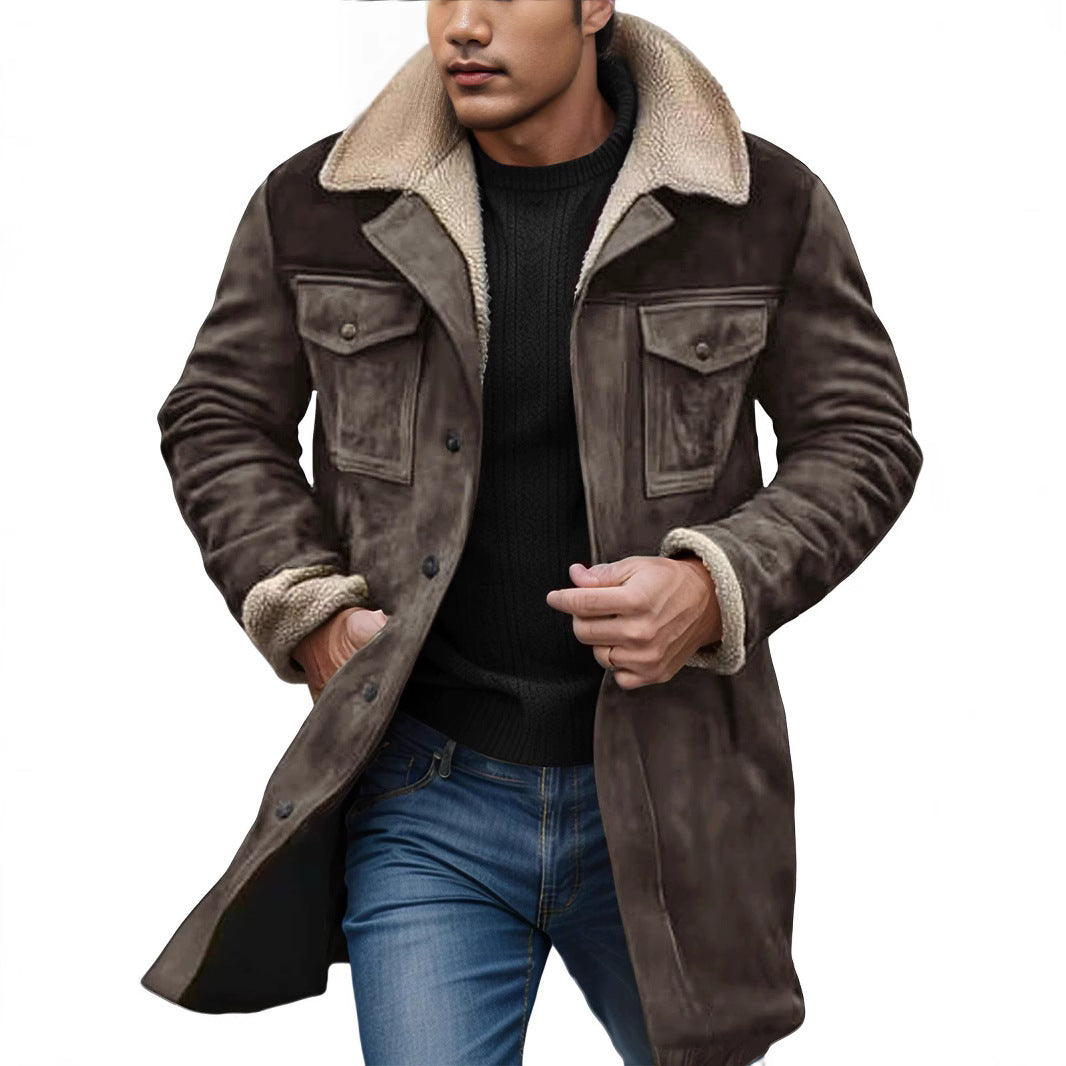 Herren Warm gefütterte Modische Jacke Aliams