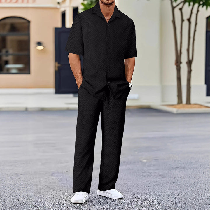 Herren Sommeranzug mit luftigem Muster Aliams