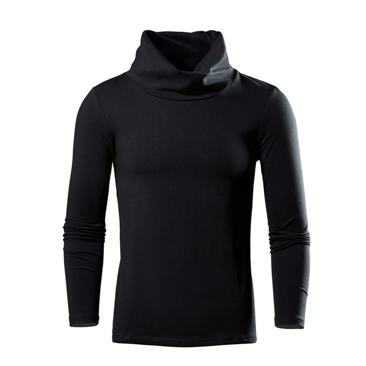 Herren elegantes Langarmshirt mit modischem Kragen Aliams