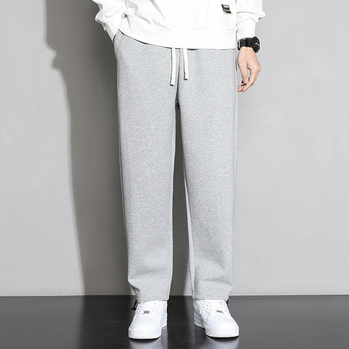 Herren Freizeit-Jogginghose mit elastischem Bund und seitlichen Reißverschlusstaschen Aliams