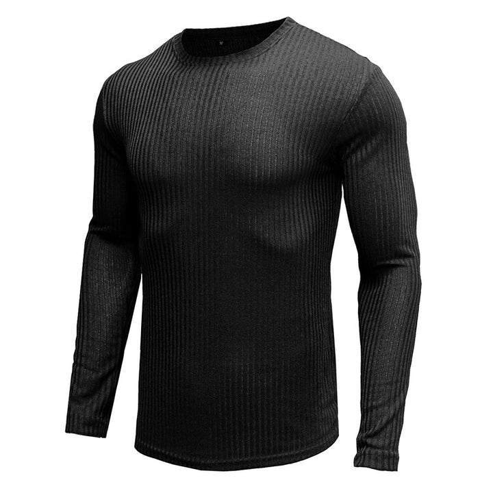 Herren Feinstrickpullover mit modischem Rippdesign und elegantem Schnitt Aliams