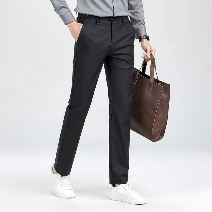 Herren elegante Chino-Hose mit atmungsaktiven Eigenschaften und praktischem Schnitt Aliams