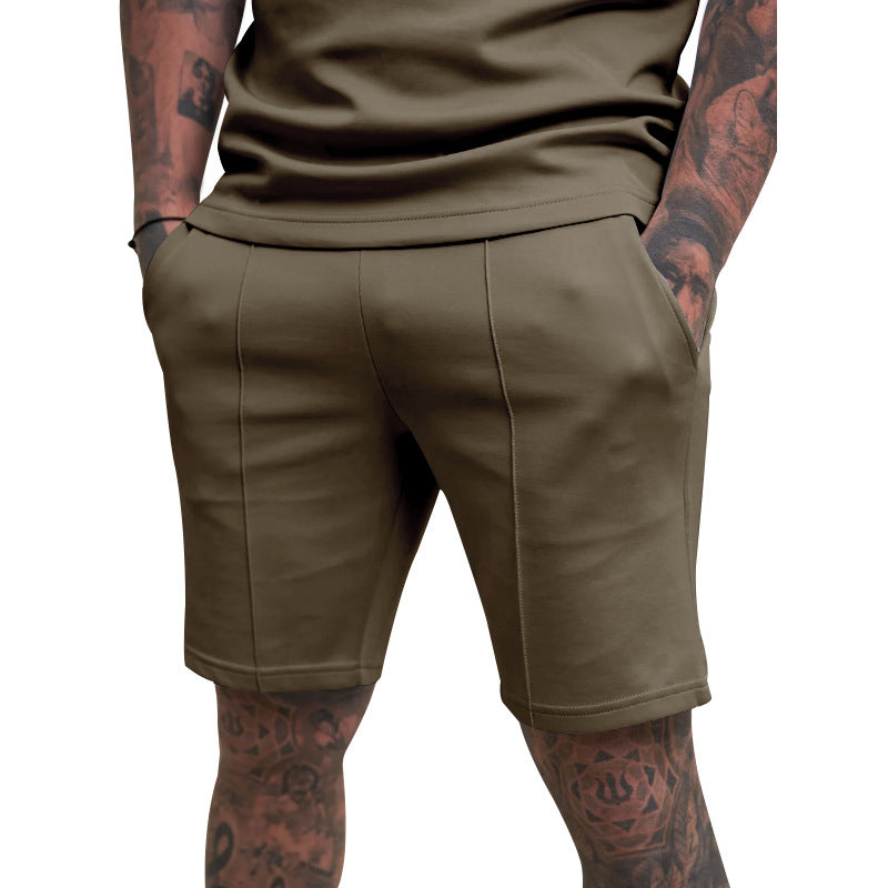 Herren bequeme Sportshorts mit elastischem Bund und praktischen Seitentaschen Aliams