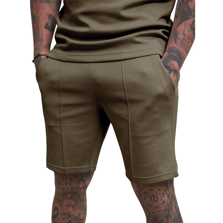 Herren bequeme Sportshorts mit elastischem Bund und praktischen Seitentaschen Aliams