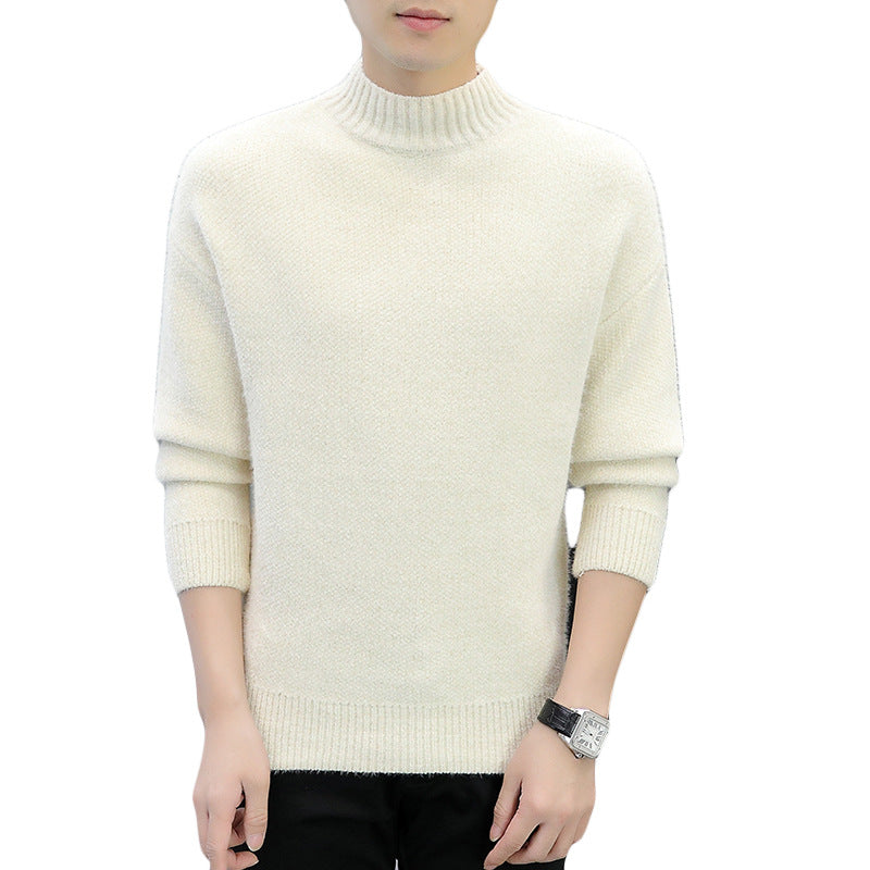 Herren warmer Rollkragenpullover aus weichem Strick Aliams