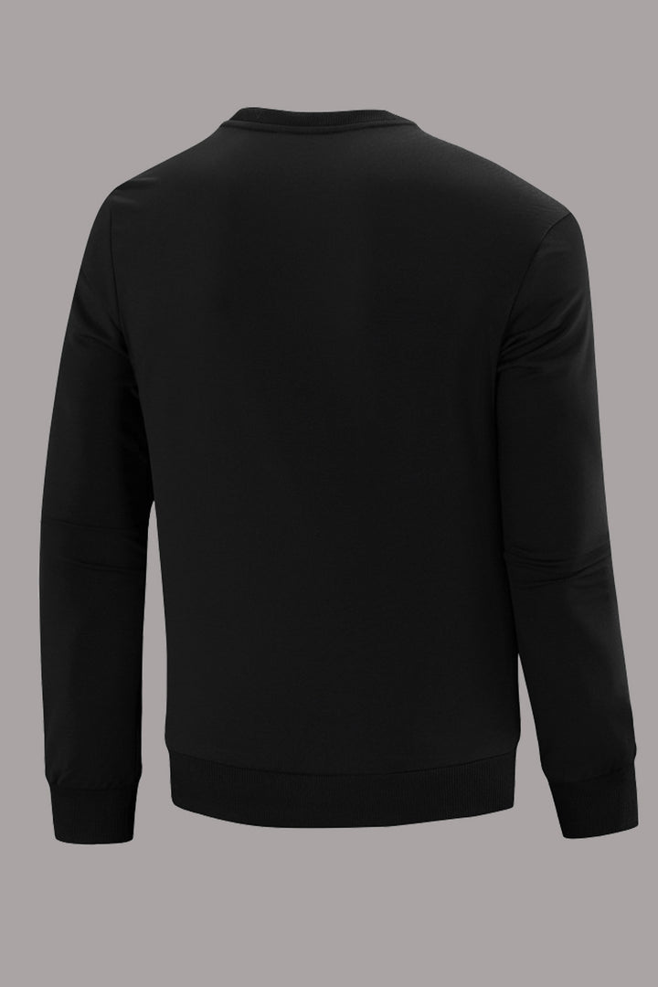 Herren Sweatshirt mit kreativer Herz-Grafik Aliams