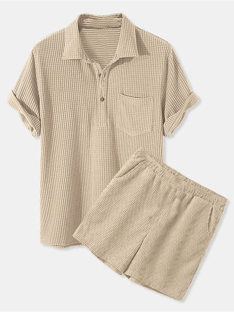 Damen Sonnen-Pyjama Set mit kurzem Shirt und Hose Aliams