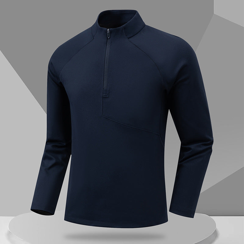 Herren Funktionspullover mit Stehkragen Aliams