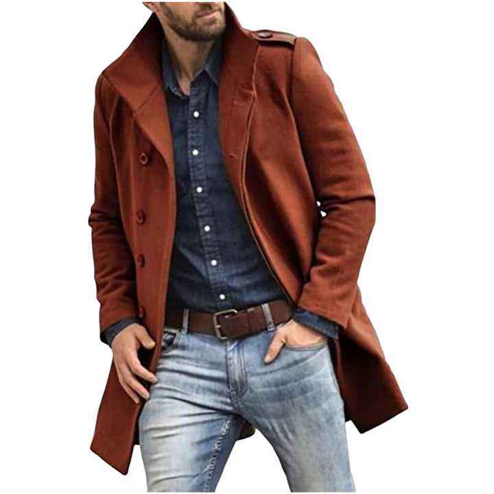 Herren klassischer Trenchcoat mit modernem Schnitt Aliams