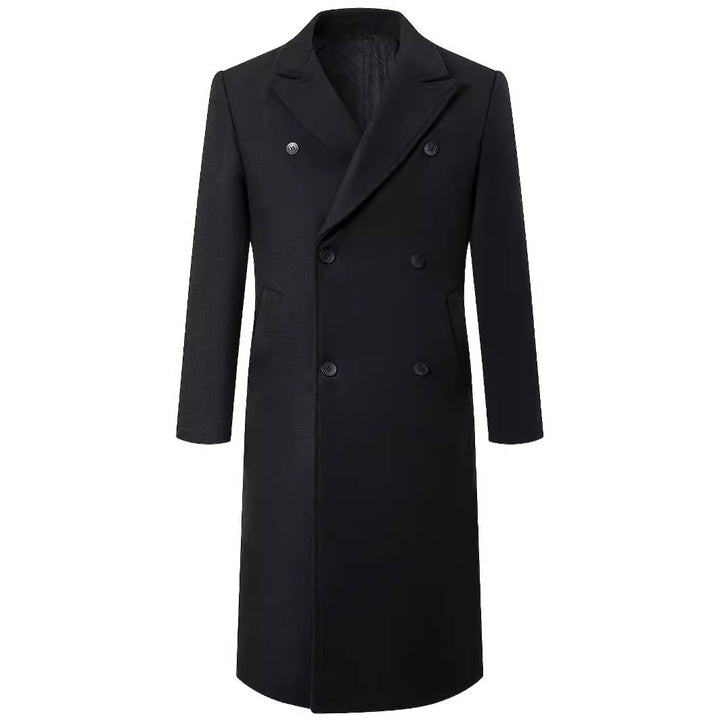 Herren eleganter Doppeltknopf-Trenchcoat Aliams