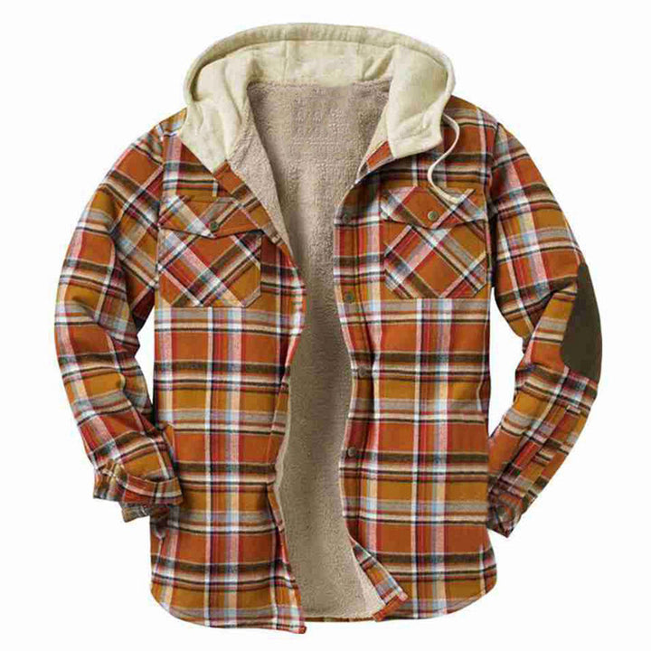 Herren Flanelljacke mit weichem Innenfutter und praktischen Brusttaschen Aliams