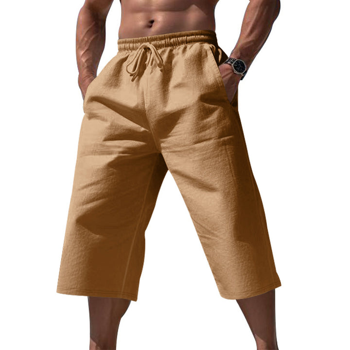 Herren lässige Strandshorts aus leichtem, atmungsaktivem Stoff mit elastischem Bund und praktischen Taschen Aliams