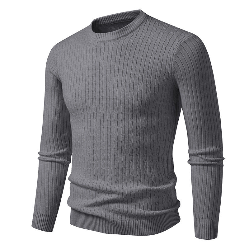 Herren Grobstrickpullover mit elegantem Zopfmuster Aliams