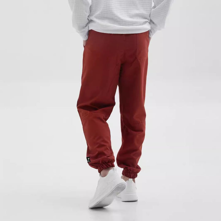 Herren Bequeme Chinohose mit elastischem Bund und seitlichen Eingrifftaschen Aliams