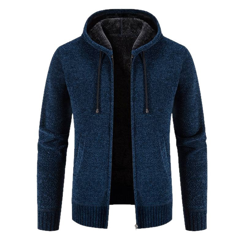 Herren Kapuzenjacke mit weichem Innenfutter und innovativem Design Aliams