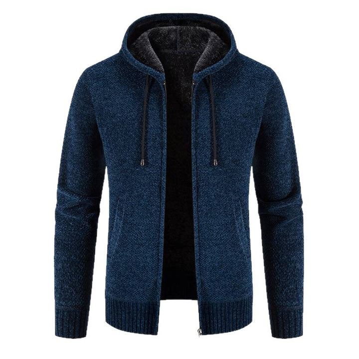 Herren Kapuzenjacke mit weichem Innenfutter und innovativem Design Aliams