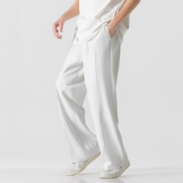 Herren Elegante, weite Freizeithose aus atmungsaktivem Gewebe Aliams