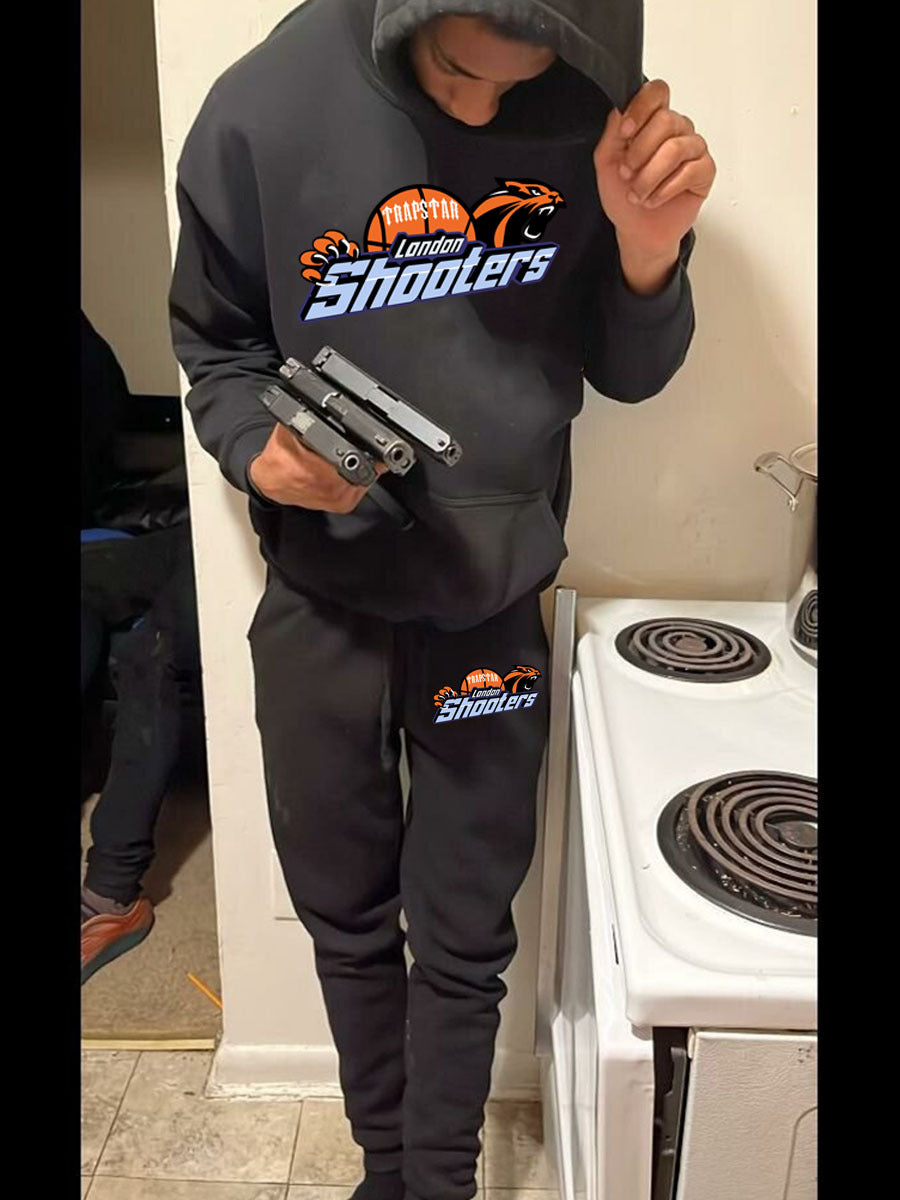 Herren Sportliches Hoodie- und Jogginghose-Set mit stylischem Basketball-Design Aliams